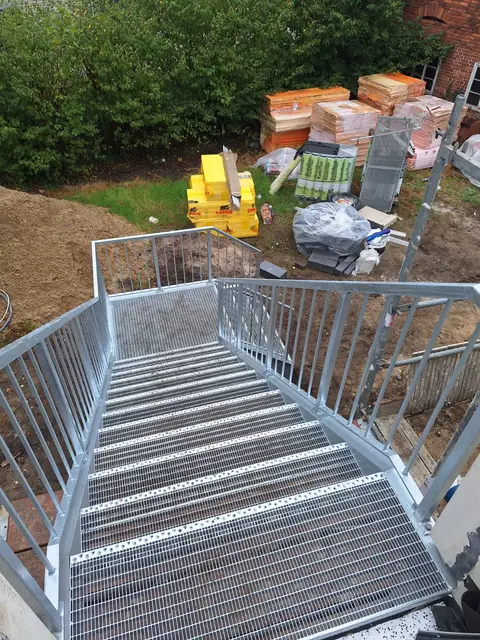Außentreppe von WW Metallbau, Projektbeispiel 2