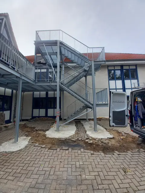 Außentreppe von WW Metallbau, Projektbeispiel 7